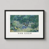 Van Gogh Olive Orchard 1889 Masterpiece Exhibition Art Print