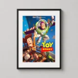 Woody and Buzz Toy Story 1995 Animated Movie Poster