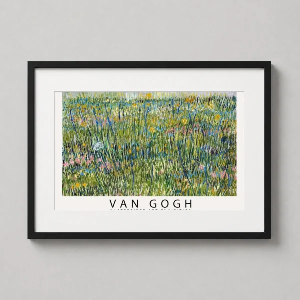 Van Gogh Patch of Grass 1887 Masterpiece Exhibition Art Print