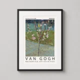 Van Gogh Peach Tree in Blossom 1888 Arles Exhibition Art Print