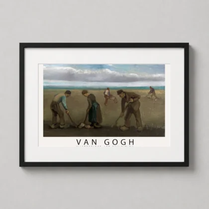 Van Gogh Potato Peasants – 1884 Nuenen Era fine art print by MerchFuse