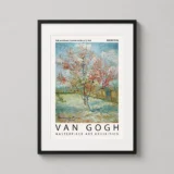 Van Gogh Pink Peach Trees Souvenir de Mauve Exhibition Art Print