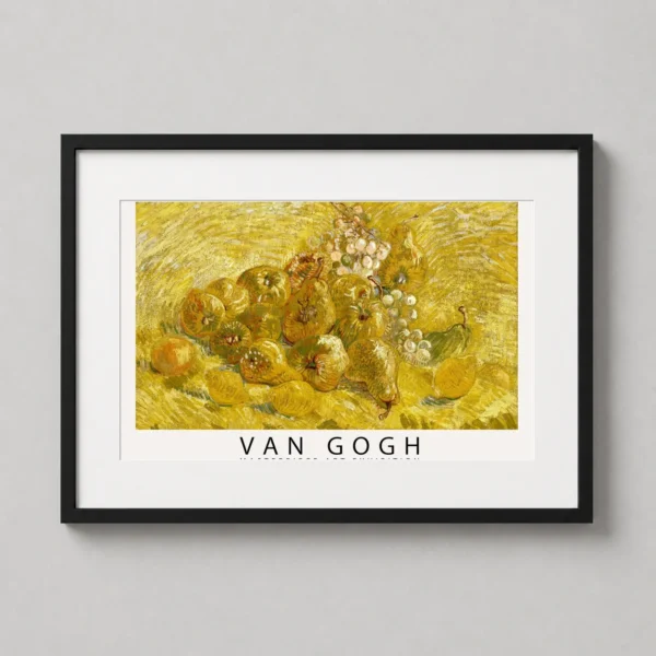 Vincent Van Gogh Still Life With Fruit Impressionist Art Print