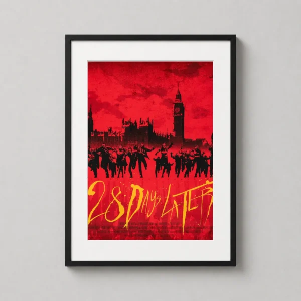 28 Days Later Charlie Adlard Mondo Infected Horde Movie Poster