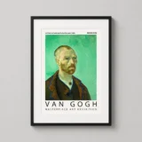 Van Gogh Self-Portrait Dedicated to Paul Gauguin Exhibition Art Print