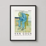 Sorrowing Old Man At Eternity's Gate, Van Gogh Exhibition Art Print