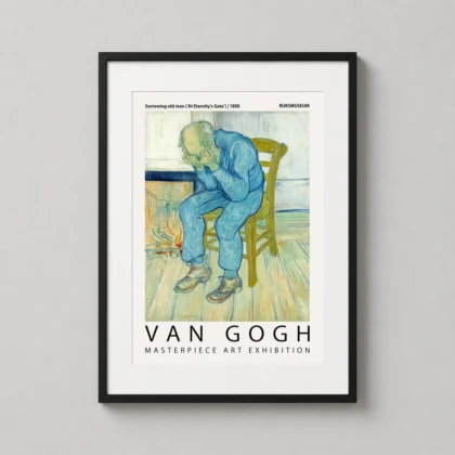 MerchFuse Van Gogh At Eternity's Gate – Rijksmuseum Exhibition art print with fine art character