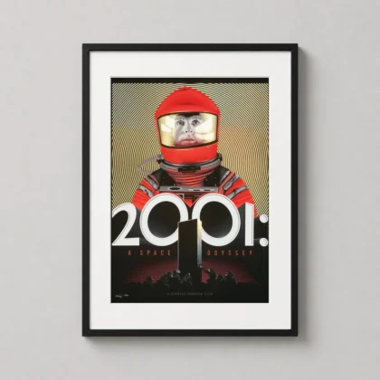 2001 A Space Odyssey Tracie Ching – Stanley Kubrick decorative movie poster for curated interiors by MerchFuse