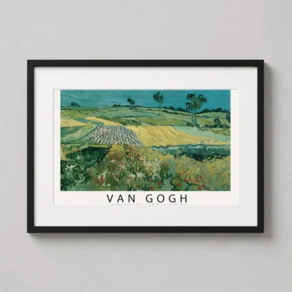 Plain of Auvers – 1890 Van Gogh Exhibition art print for gallery wall display by MerchFuse
