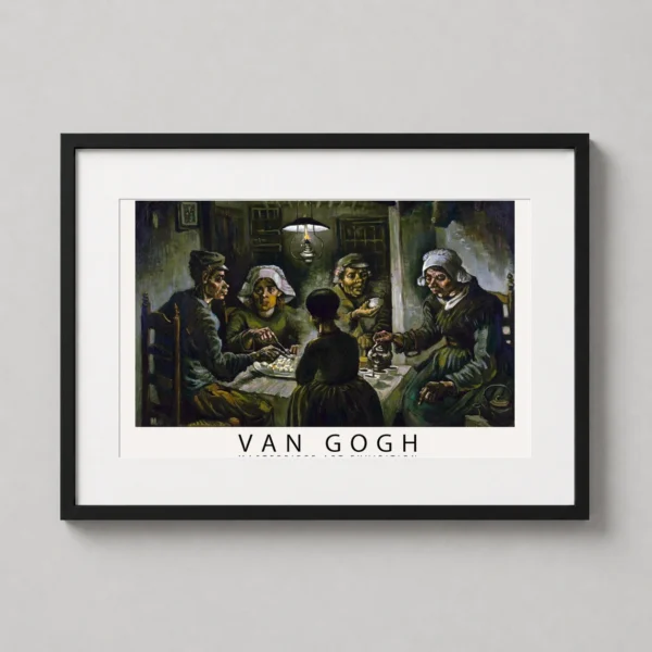 Van Gogh The Potato Eaters 1885 Masterpiece Exhibition Art Print