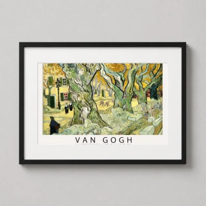 Road Menders – Van Gogh 1889 Exhibition decorative art print for curated interiors by MerchFuse