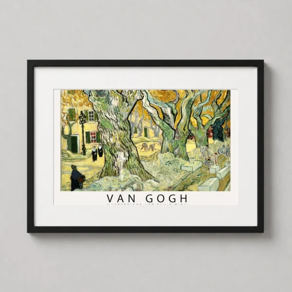 Road Menders, Vincent Van Gogh Masterpiece Exhibition Art Print