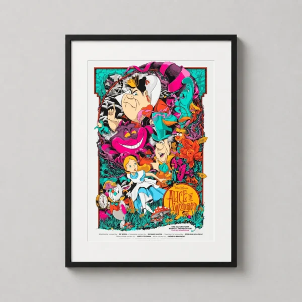 Disney Alice in Wonderland Ken Taylor Mondo Movie Poster