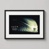 Alien Xenomorph Phantom City Creative Sci-Fi Movie Poster