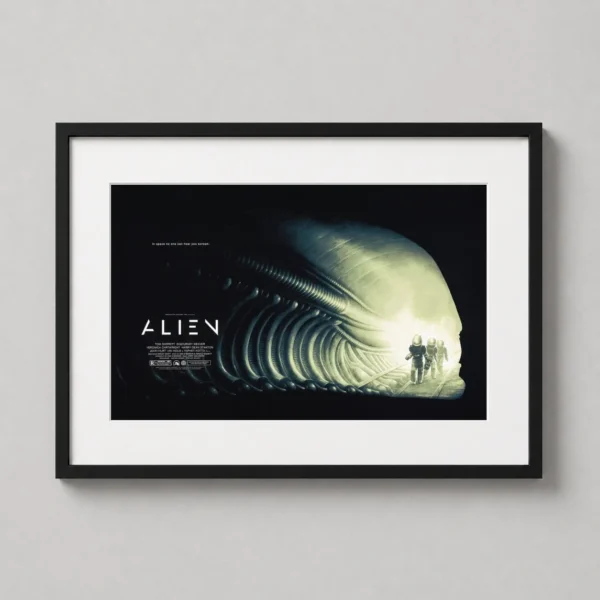 Alien Xenomorph Phantom City Creative Sci-Fi Movie Poster