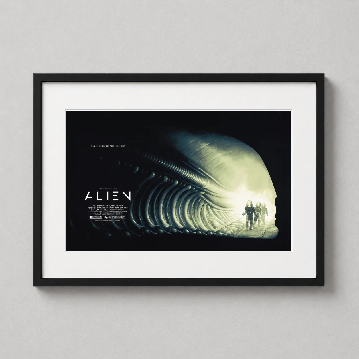 Alien Xenomorph Phantom City — illustrative movie art featuring the Xenomorph silhouette and