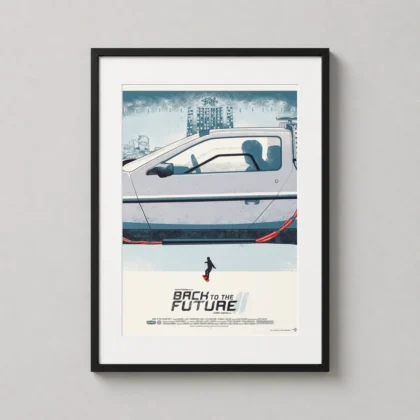 Back to the Future Part II – Phantom City Creative wall print with film-room character by MerchFuse