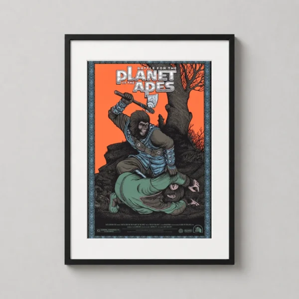Battle for the Planet of the Apes, Florian Bertmer Movie Poster
