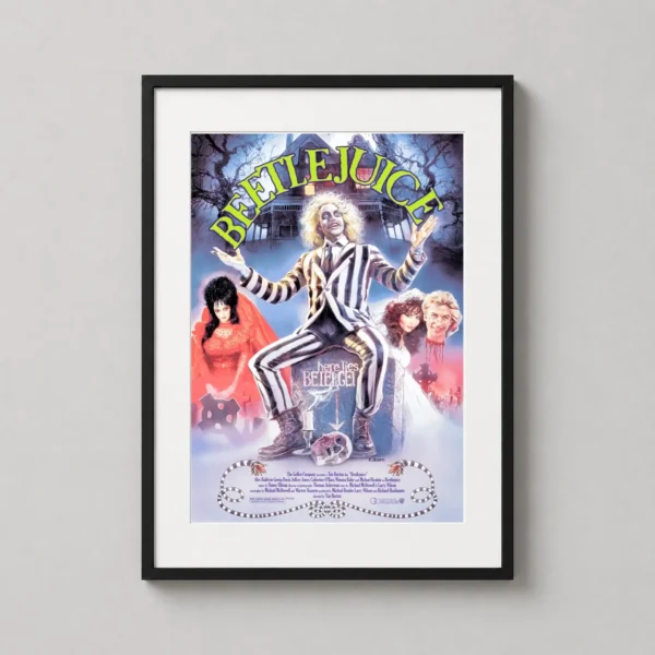Beetlejuice Enzo Sciotti Cult Classic Movie Poster