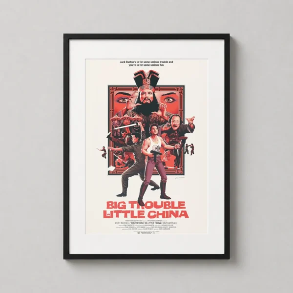 Big Trouble in Little China Jack Burton Mondo Movie Poster