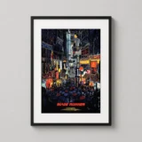 Blade Runner Cyberpunk Neon City Sci-Fi Movie Decor Movie Poster