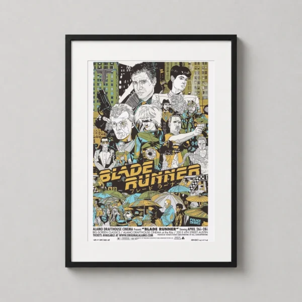 Blade Runner Mondo Film Poster by Tyler Stout, Sci-Fi Movie Poster