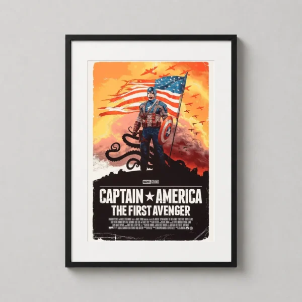 Captain America The First Avenger Gabz Illustration Movie Poster