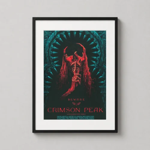 Crimson Peak Guy Davis Shush Variant Mondo Movie Poster
