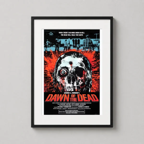 Dawn of the Dead 1978 George Romero Horror Movie Poster