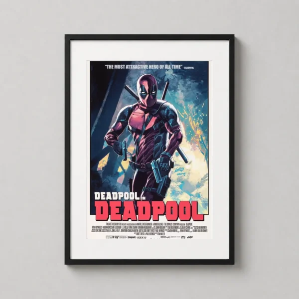 Deadpool Marvel by Rob Liefeld Mondo 2016 Movie Poster