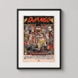 Django Unchained Tyler Stout Mondo Movie Poster