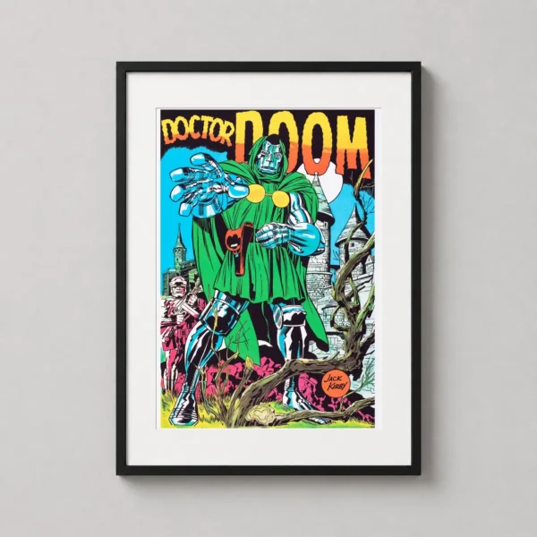 Doctor Doom Marvelmania Jack Kirby Vintage Comic Movie Poster