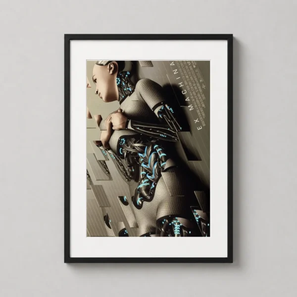 Ex Machina Ava Android Sci-Fi Movie Poster by Rory Kurtz