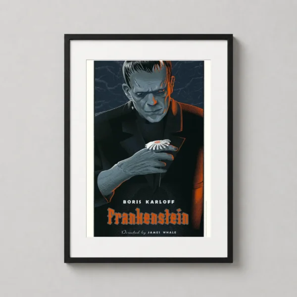 Frankenstein by Laurent Durieux, Boris Karloff Movie Poster