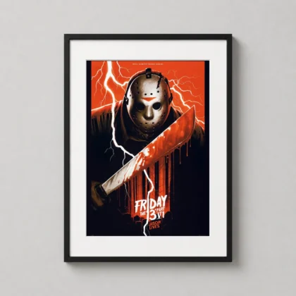 Friday The 13th Part VI - movie poster from MerchFuse