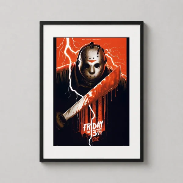 Friday the 13th Part VI Jason Lives Mondo Movie Poster