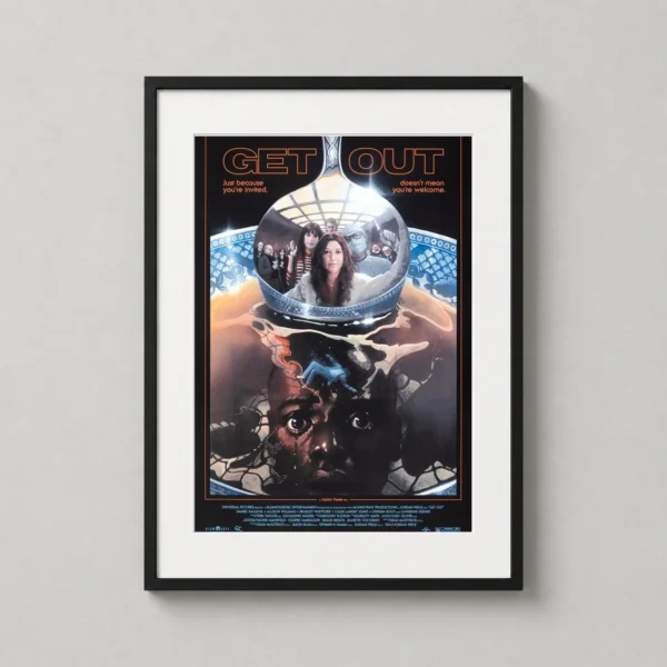Get Out Matthew Peak Jordan Peele Horror Decor Movie Poster