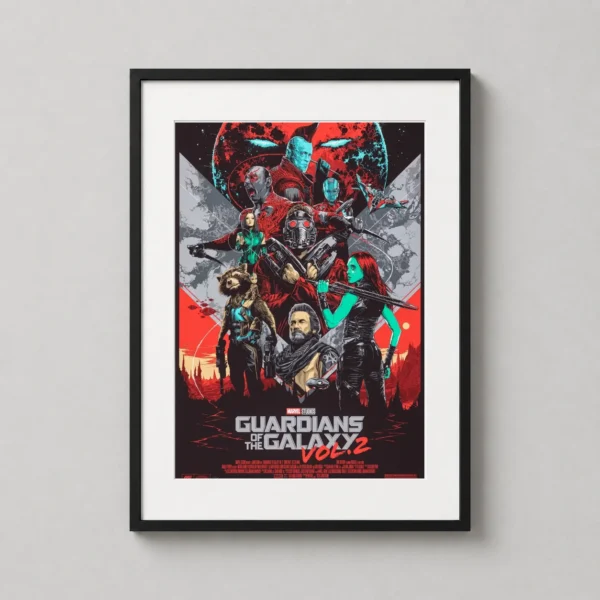 Guardians of the Galaxy Vol. 2 Mondo Style Star-Lord Movie Poster