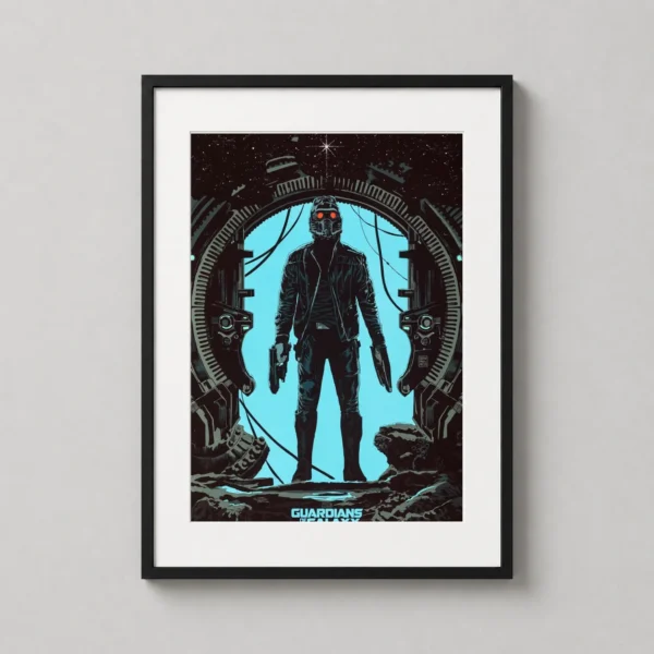 Star-Lord Guardians of the Galaxy Mondo Movie Poster by Francavilla