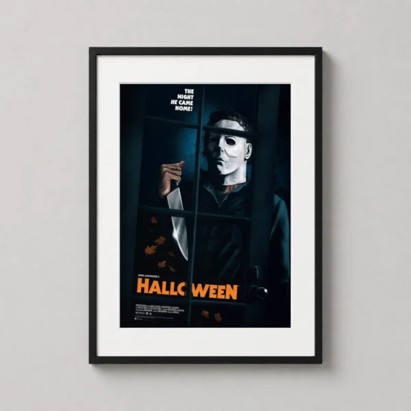 John Carpenter's Halloween Michael Myers Window Slasher Movie Poster