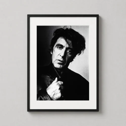 Al Pacino 1995 New York Portrait, Black and White Photography Print