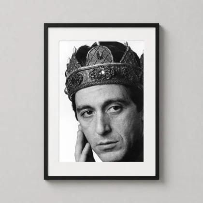 Al Pacino Richard III Poster – 1979 Broadway Theatre Print framed wall art mockup