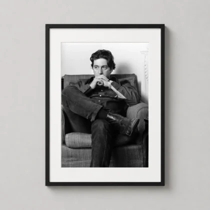 Al Pacino Poster 1974 Vintage Portrait Cinema Art framed wall art mockup