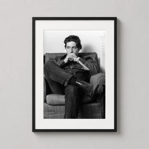 Al Pacino 1974 Thoughtful Portrait Photography Print