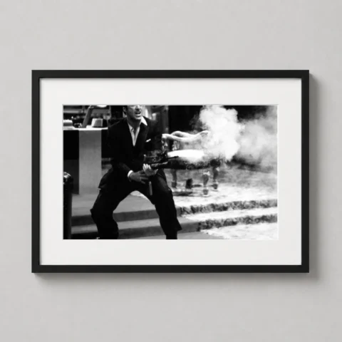 Scarface Tony Montana – Al Pacino 1983 movie poster for gallery wall display by MerchFuse