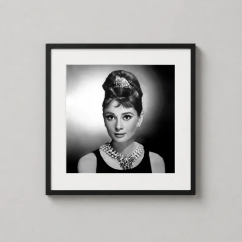 Audrey Hepburn Breakfast at Tiffany's 1961 Portrait Photography Print