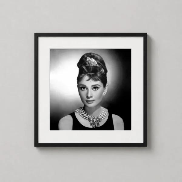 Audrey Hepburn Breakfast at Tiffany's 1961 Portrait Photography Print