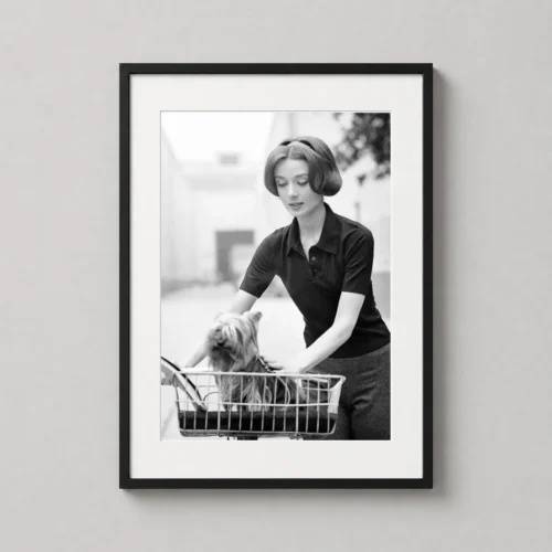 Audrey Hepburn and Mr. Famous Paramount Studios Photography Print