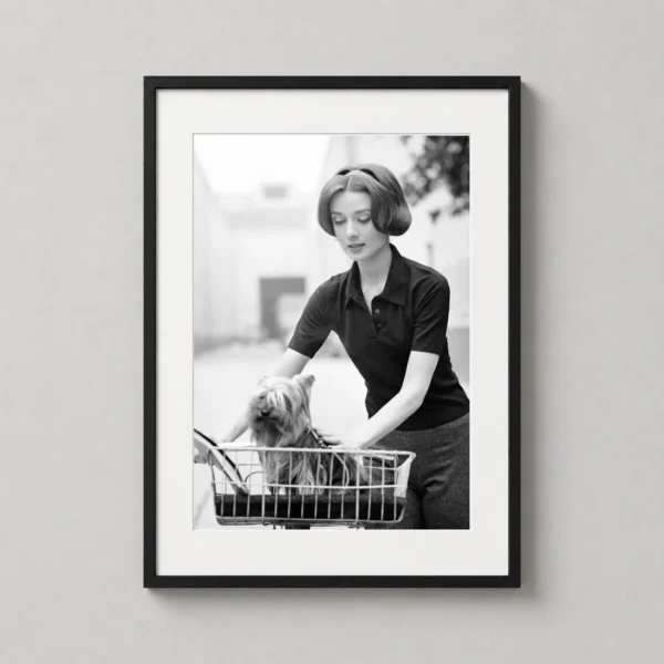 Audrey Hepburn and Mr. Famous Paramount Studios Photography Print