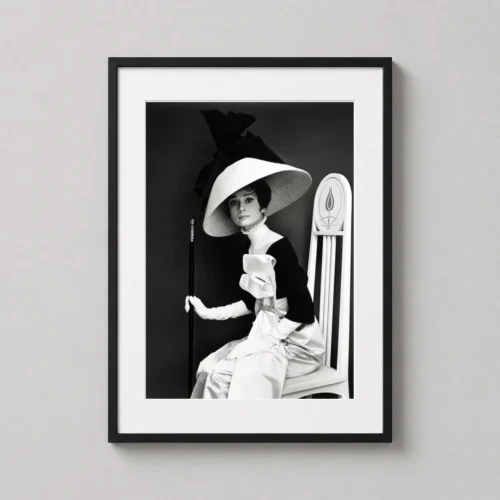 Audrey Hepburn Eliza Doolittle My Fair Lady High Fashion Photography Print